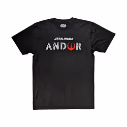 Star Wars - T-shirt ANDOR - Adulte (Noir / Blanc / Rouge)