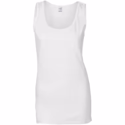 Gildan - Débardeur SOFTSTYLE - Femme (Blanc)