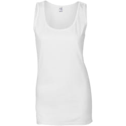 Gildan - Débardeur SOFTSTYLE - Femme (Blanc)