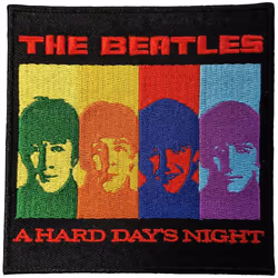 The Beatles - Patch à repasser A HARD DAY´S NIGHT - Taille unique (Multicolore)
