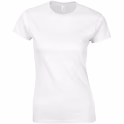 Gildan - T-shirt - Femme (Blanc)