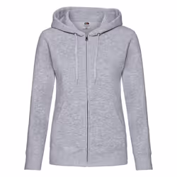 Fruit of the Loom - Veste à capuche PREMIUM - Femme (Gris chiné)