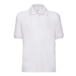 Fruit of the Loom - Polo - Enfant (Blanc)