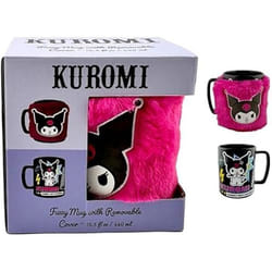 ‎Pyramid International Tasse KUROMI FUZZY – Design Kuromi élégant convient pour les boissons chaudes ou froides prise en main