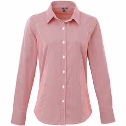 Premier - Chemisier - Femme (Rouge / Blanc)