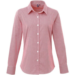 Premier - Chemisier - Femme (Rouge / Blanc)