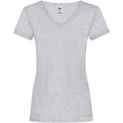Fruit of the Loom - T-shirt - Femme (Gris chiné)