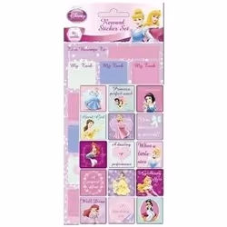 Disney Princess - Ensemble Autocollants de récompense (Multicolore)