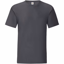 Fruit of the Loom - T-shirt ICONIC - Homme (Gris foncé chiné)