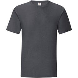 Fruit of the Loom - T-shirt ICONIC - Homme (Gris foncé chiné)