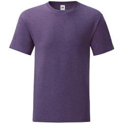 Fruit of the Loom - T-shirt ICONIC - Homme (Violet chiné)