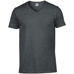 Gildan - T-shirt - Homme (Gris foncé chiné)