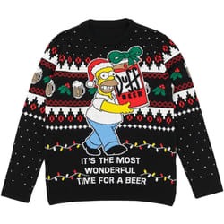 The Simpsons - Pull - Homme (Noir)
