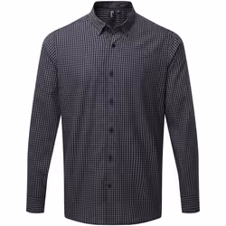 Premier - Chemise MAXTON - Homme (Gris acier / Noir)