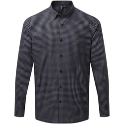 Premier - Chemise MAXTON - Homme (Gris acier / Noir)