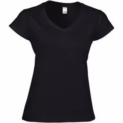 Gildan - T-shirt SOFT STYLE - Femme (Noir)