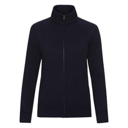 Fruit of the Loom - Veste de survêtement PREMIUM - Femme (Bleu marine foncé)
