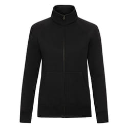 Fruit of the Loom - Veste de survêtement PREMIUM - Femme (Noir)