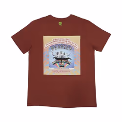 The Beatles - T-shirt MAGICAL MYSTERY TOUR - Adulte (Rouge)