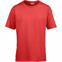 Gildan - T-shirt SOFTSTYLE - Enfant (Rouge)