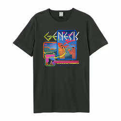 Genesis - T-shirt WORLD TOUR - Adulte (Charbon)