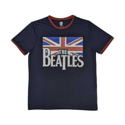 The Beatles - T-shirt - Adulte (Bleu marine)