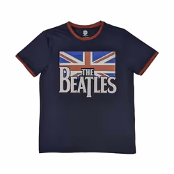 The Beatles - T-shirt - Adulte (Bleu marine)