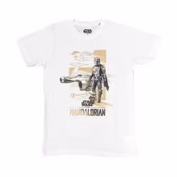 Star Wars: The Mandalorian - T-shirt - Adulte (Blanc)