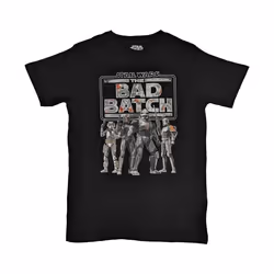 Star Wars - T-shirt THE BAD BATCH - Adulte (Noir)