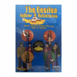 The Beatles - Badge YELLOW SUBMARINE (Multicolore)