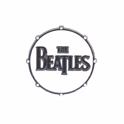 The Beatles - Badge (Blanc / Gris)