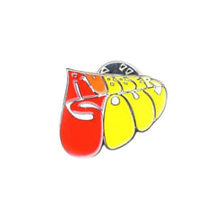 The Beatles - Badge RUBBER SOUL (Rouge / Jaune)