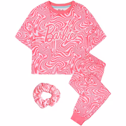 Barbie - Ensemble de pyjama court - Fille (Rose)
