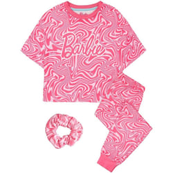 Barbie - Ensemble de pyjama court - Fille (Rose)