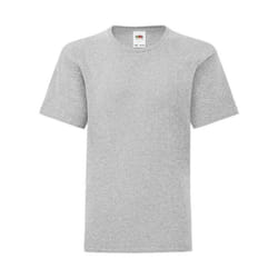 Fruit of the Loom - T-shirt ICONIC - Enfant (Gris chiné)