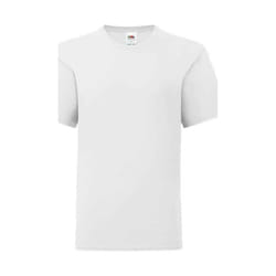 Fruit of the Loom - T-shirt ICONIC - Enfant (Blanc)