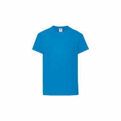 Fruit of the Loom - T-shirt ORIGINAL - Enfant (Azur) - 9/11 ans