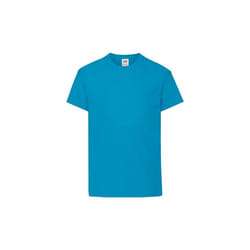Fruit of the Loom - T-shirt ORIGINAL - Enfant (Azur) - 9/11 ans
