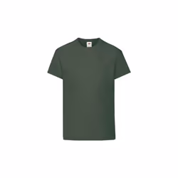 Fruit of the Loom - T-shirt ORIGINAL - Enfant (Vert bouteille)