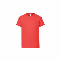 Fruit of the Loom - T-shirt ORIGINAL - Enfant (Rouge)