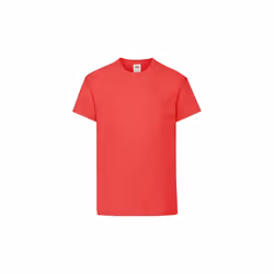 Fruit of the Loom - T-shirt ORIGINAL - Enfant (Rouge) - 5/6 ans