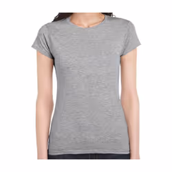 Gildan - T-shirt SOFTSTYLE - Femme (Gris)