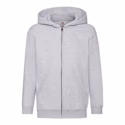 Fruit of the Loom - Veste à capuche CLASSIC - Enfant (Gris chiné)
