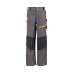Trespass - Pantalon de randonnée HURRY - Enfant (Gris orage / Jaune)