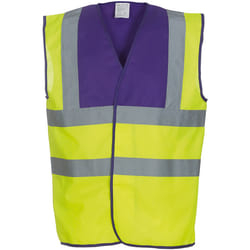 Yoko - Gilet - Adulte (Violet / Jaune)