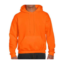 Gildan - Sweat à capuche - Homme (Orange fluo)