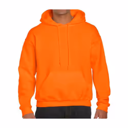 Gildan - Sweat à capuche - Homme (Orange fluo)