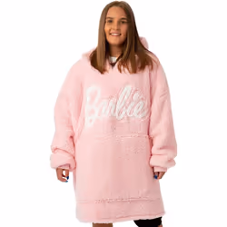Barbie - Sweat à capuche couverture - Femme (Rose)
