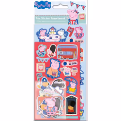 Peppa Pig - Autocollants GLORIOUS BRITAIN (Multicolore)