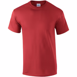 Gildan - T-shirt - Adulte (Gris / Bordeaux)